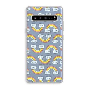 Regenboog: Samsung Galaxy S10 5G Transparant Hoesje
