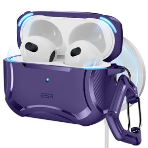 AirPods 3 (2021) Cyber Tough Case (HaloLock) Purple