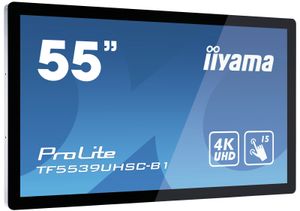 Iiyama ProLite TF5539UHSC-B1AG Large Format display Energielabel: G (A - G) 139.7 cm (55 inch) 3840 x 2160 Pixel 24/7 Multi-touch, Geïntegreerde luidspreker,