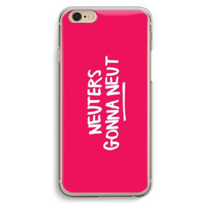 Neuters (roze): iPhone 6 / 6S Transparant Hoesje