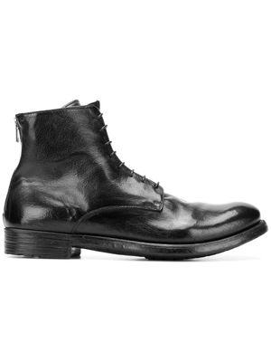 Officine Creative bottines à laçage devant - Noir