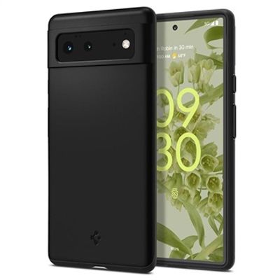 Spigen Thin Fit mobiele telefoon behuizingen 16,3 cm (6.4") Hoes Zwart