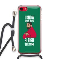 Sleigh Bells Ring: iPhone SE 2020 Transparant Hoesje met koord