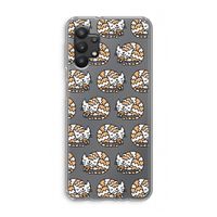 Slapende poes: Samsung Galaxy A32 5G Transparant Hoesje