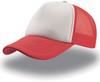 Atlantis AT505 Rapper Cap - White/Red/Red - One Size