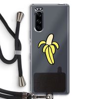 Banana: Sony Xperia 5 Transparant Hoesje met koord