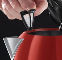 Russell Hobbs 20412-70 waterkoker Zwart, Rood, Roestvrijstaal - thumbnail