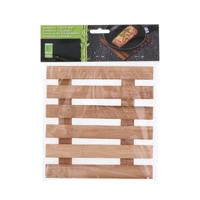 Eco-Import bamboo pannenonderzetter 17,5 x 18 cm Eco-Import bamboo pannenonderzetter 17,5 x 18 cm