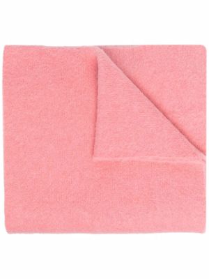 BY FAR écharpe à patch logo - Rose