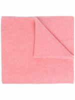 BY FAR écharpe à patch logo - Rose