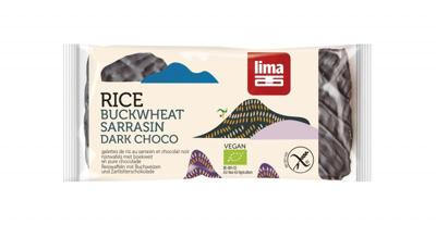 Lima Rijstwafel boekweit pure chocolade bio