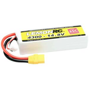 LemonRC LiPo accupack 14.8 V 4300 mAh Aantal cellen: 4 35 C Softcase XT90