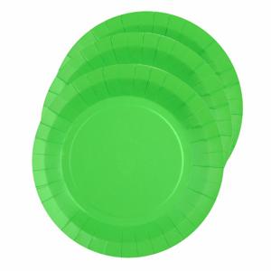 Santex Bordjes karton - 30x - rond - felgroen - 22 cm