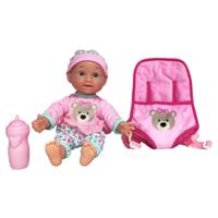 Samantha pop in draagzak - 30 cm
