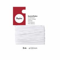 Hobby elastiek - 3x - wit - 0,6 mm dikte - 5 meter lang - hobbyband - hobbyelastiek Hobby elastiek - 3x - wit - 0,6 mm dikte - 5 meter lang - hobbyband - hobbyelastiek
