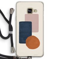 Geo #3: Samsung Galaxy A3 (2016) Transparant Hoesje met koord