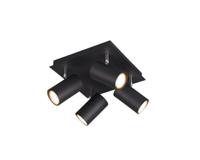 Trio SpotMarley 4-lichts mat zwart - 802430432