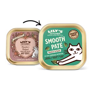 Lily's Kitchen Smooth Paté Kattenvoer - Kuipje - Kip & Wild - 19 x 85 g