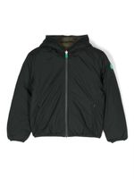 Save The Duck Kids hooded quilted jacket - Vert