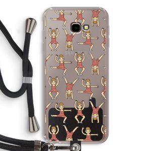 Gymboys: Samsung Galaxy J4 Plus Transparant Hoesje met koord
