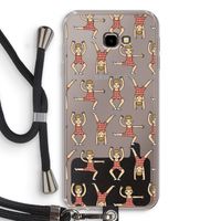 Gymboys: Samsung Galaxy J4 Plus Transparant Hoesje met koord