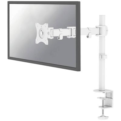 Neomounts NM-D135WHITE 1-voudig Monitor-tafelbeugel 25,4 cm (10) - 76,2 cm (30) Zwenkbaar, Roteerbaar, Kantelbaar Wit