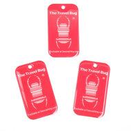3 x QR Travel Bug® Atomic Pink