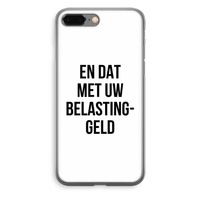 Belastinggeld: iPhone 8 Plus Transparant Hoesje