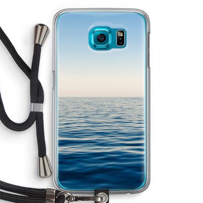 Water horizon: Samsung Galaxy S6 Transparant Hoesje met koord