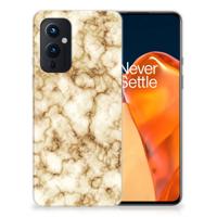OnePlus 9 | TPU | Siliconen hoesje | Marmer Goud