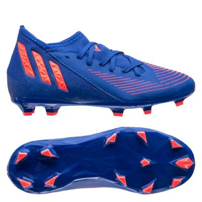 adidas Predator Edge .3 FG Sapphire Edge - Donkerblauw/Turbo Kinderen