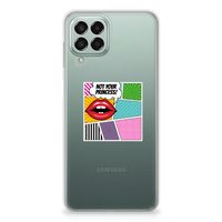 Samsung Galaxy M33 Silicone Back Cover Popart Princess - thumbnail