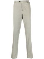 Brunello Cucinelli pantalon droit à taille mi-haute - Vert - thumbnail