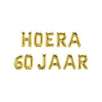 Folie ballon slinger - Hoera 60 jaar