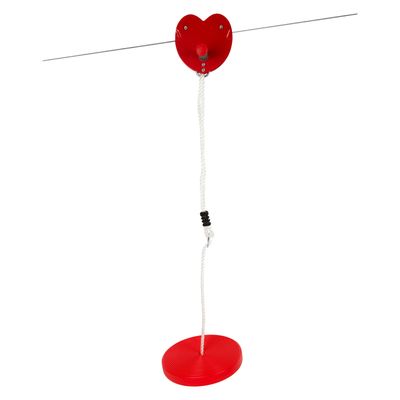 Small Foot - kabelbaan met schommelschijf set
