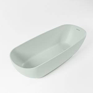Vrijstaand bad Mondiaz Rock | 170x70 cm | Solid surface | Ovaal | Greey