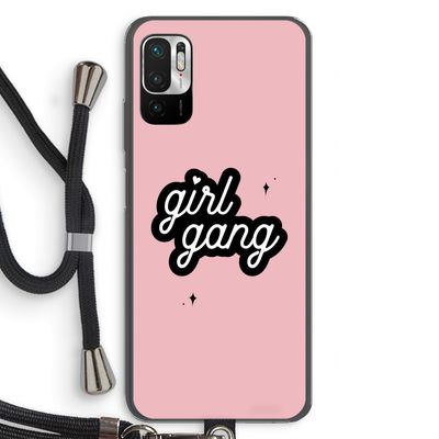 Girl Gang: Xiaomi Redmi Note 10 5G Transparant Hoesje met koord