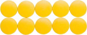 Maul Solid whiteboard magneet 600gr 10 stuks geel
