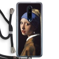 The Pearl Earring: OnePlus 7 Pro Transparant Hoesje met koord