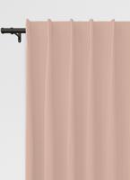 Renica gordijn - Dusty Pink met Enkele plooi