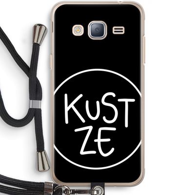 KUST ZE: Samsung Galaxy J3 (2016) Transparant Hoesje met koord