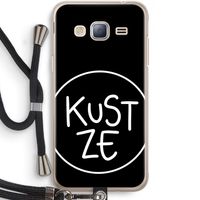 KUST ZE: Samsung Galaxy J3 (2016) Transparant Hoesje met koord