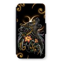Huilende Wolf: iPhone 11 Pro Max Flip Hoesje