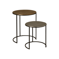 RENEW Bijzettafel 'Iza' Set van 2 stuks, kleur Meerkleurig RENEW Bijzettafel 'Iza' Set van 2 stuks, kleur Meerkleurig
