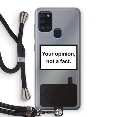 Your opinion: Samsung Galaxy A21s Transparant Hoesje met koord