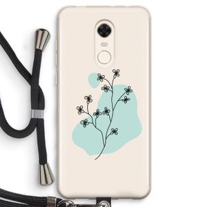 Love your petals: Xiaomi Redmi 5 Transparant Hoesje met koord