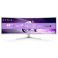 Philips Evnia 8000 49M2C8900/00 computer monitor 124,2 cm (48.9") 5120 x 1440 Pixels Dual QHD QDOLED Wit - thumbnail