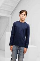 Hugo Boss Longsleeve T-Shirt Kids Donkerblauw - Maat 7/8 jaar - Kleur: Zwart | Soccerfanshop