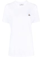 Vivienne Westwood t-shirt en coton à motif Orb brodé - Blanc - thumbnail