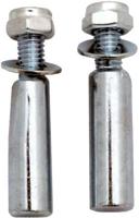 Simson Crankspies zilver per 2 stuks op kaart - thumbnail